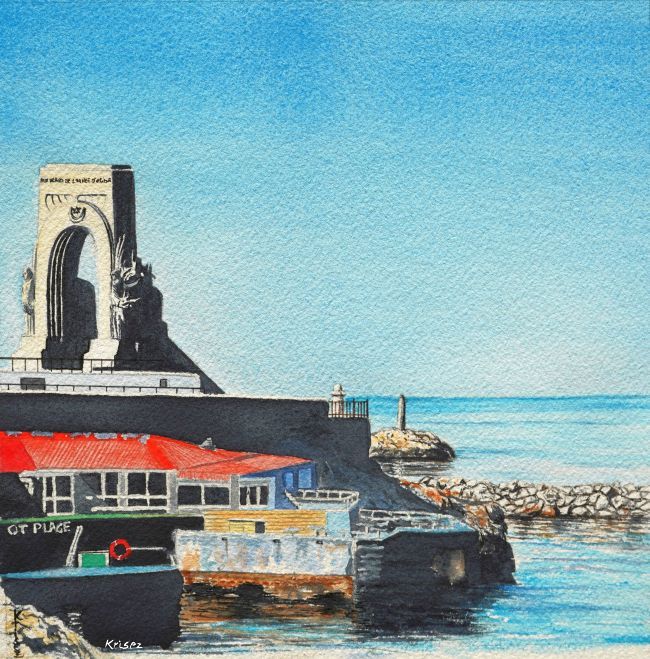01. Le Monument aux Morts et le Bistrot Plage
