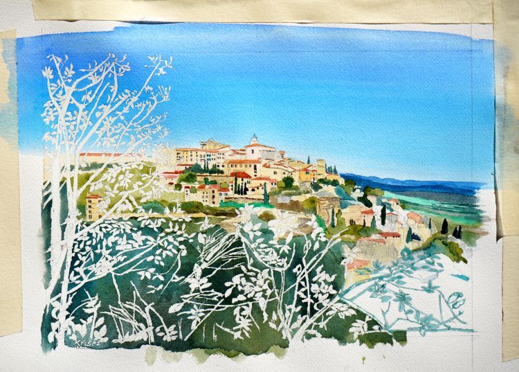 01. Gordes in progress